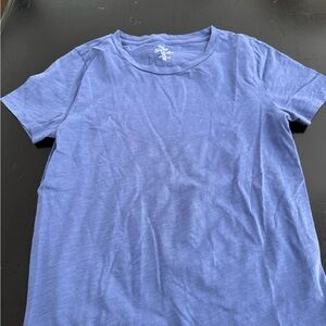 J. Crew Blue Short Sleeve Tee